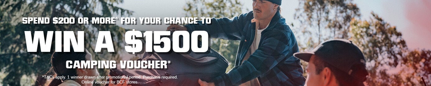 Win a $1500 camping voucher